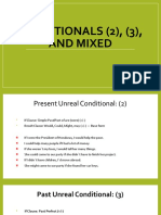 Presentation Conditionals (2) and (3) (Mixed)