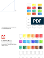 Koi® Water Colors: Field Sketch Travel Kit - 12 Colors