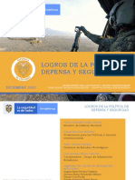 Logros Sector Defensa