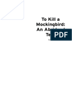 To Kill A Mockingbird: An Abridged Text