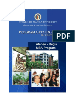 Mba Regis Program 2014-1