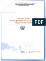 Informe Auditoría Municipalidad La Serena