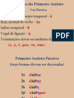 Gramatica Grega 1 Aoristo Indicativo Voz Passiva