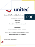 Universidad Tecnológica Centroamericana: Curso: Negocios Internacionales Sección: V5857 Presentación