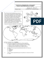 Taller Características de La Tierra - Sociales