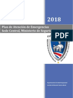 Plan Atencion Emergencias Sede Central MSP