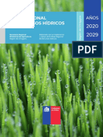 Plan Recursos Hidricos 2020-2029