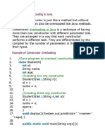 Overloading in Java