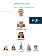 Functional Chart of Building Construction Office: Central Philippines State University
