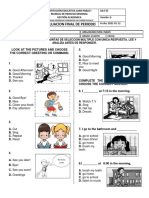 Evaluación Inglés