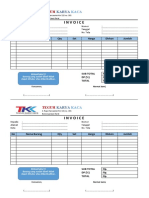 Invoice Teguh Karya Kaca