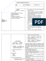 Plano de Trabalho Docente de Música, Artes Visuais e Teatro