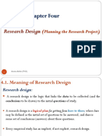 Chapter 4 - Research Design