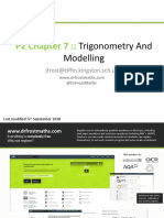 P2 Chapter 7::: Trigonometry and Modelling