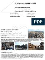 Human Settlements & Town Planning: Documentation of Slum