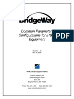 Common Parameters Configurations For J1939 Equipment