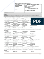 TOEIC Reading Practice Test 2025 | PDF