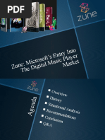 Presentation On Microsoft's ZUNE