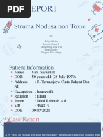 Case Report: Struma Nodusa Non Toxic