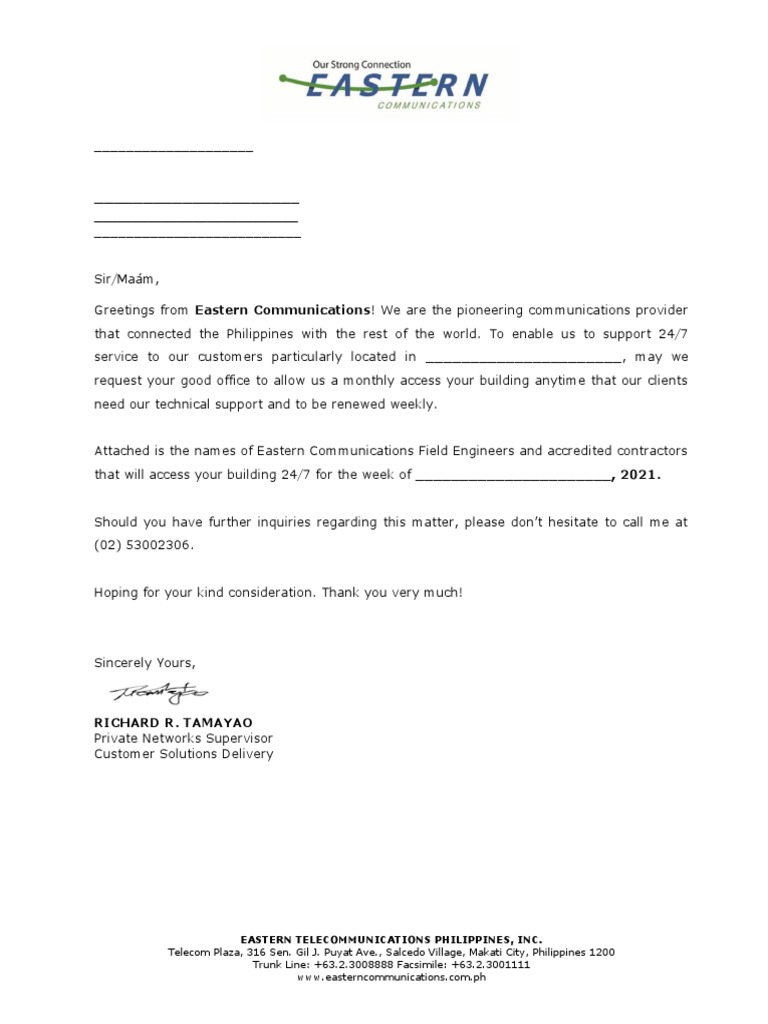 Access Pass Letter 4 PDF