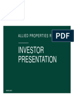 Allied Properties REIT Investor Presentation Highlights Evolution and Growth