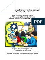 FPL TVL - Q2Q4 - W4 Ugay Mga Hakbang Sa Pagsulat NG Promo Materials v4 1