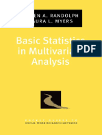 Basic Statistics in Multivariate Analysis