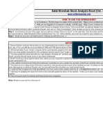 Safal Niveshak Stock Analysis Excel Guide