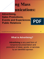 Managing Mass Communications:: Advertising, Sales Promotions, Events and Experiences, and Public Relations