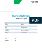 7 - Human Nutrition ATP QP 1