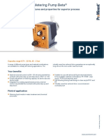 Solenoid-Driven Metering Pump Beta: Equipped With All The Features and Properties For Superior Process Management