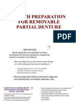 Preparing Teeth for Partial Dentures