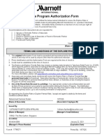 Explore Program Authorization Form