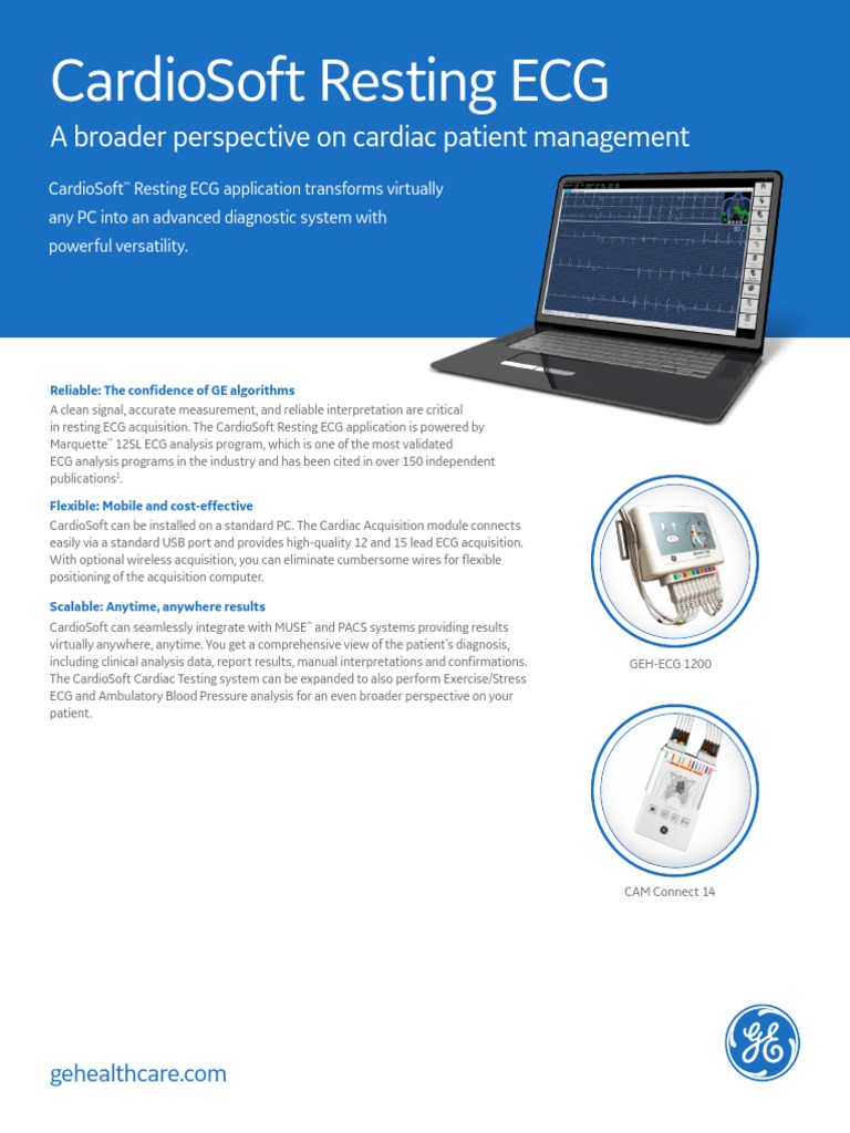 CardioSoft V7 Resting ECG 2020 | PDF | Electrocardiography | Usb