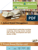 Chool Onitoring, Valuation and Djustment