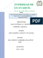 Niveles de Prevención de La Caries Dental y La Enfermedad Periodontal