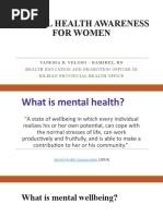 Mental Health Awareness For Women