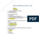 Examen Semanal de Historia Grupo Uniq 14.07.2021