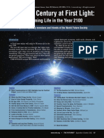 The 22nd Century at First Light:: Envisioning Life in The Year 2100