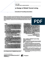 ITA Guideline, S For The Design of Shield Tunnel Lining