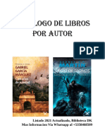 Catalogo de Libros Por Autor