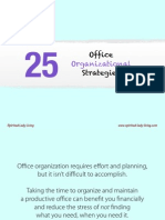25 Office Organizational Strategies