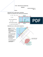 CE 521 - Reaction Paper and Research On Hydrostatic Force On Surfaces