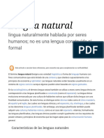Lengua natural - Wikipedia, la enciclopedia libre