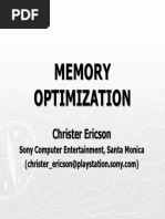 GDC2003 Memory Optimization 18mar03