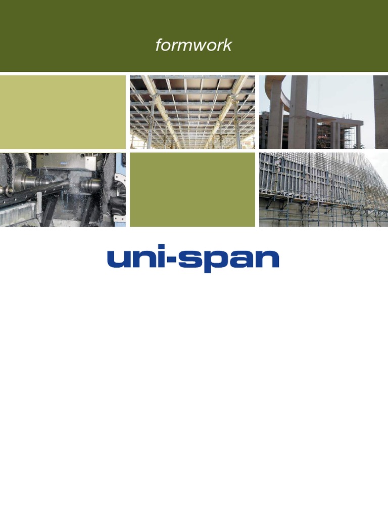 Uni-Span Formwork | PDF | Screw | Scaffolding