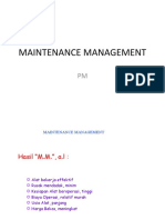 PM - Maintenance Management
