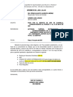 Informe Jefe de Cuadrilla