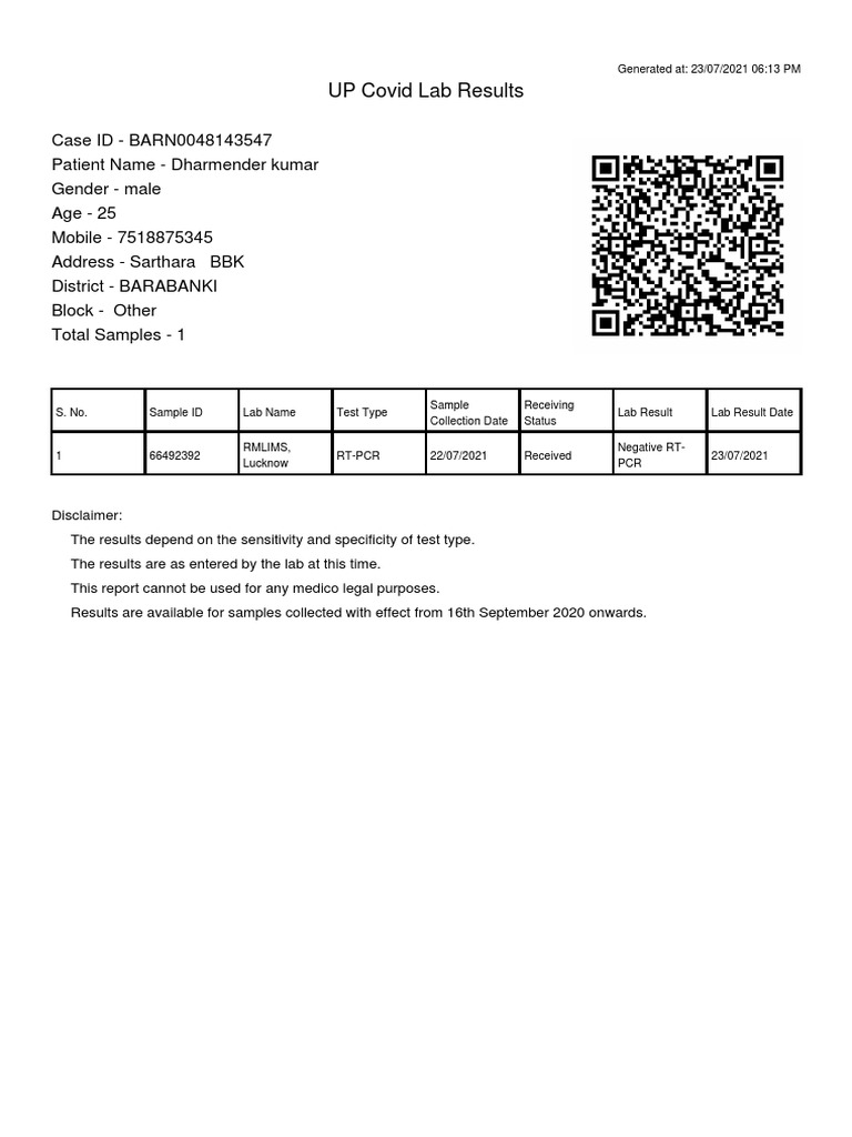 Lab Results 48143547 | PDF