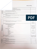 Patient History Taking Template